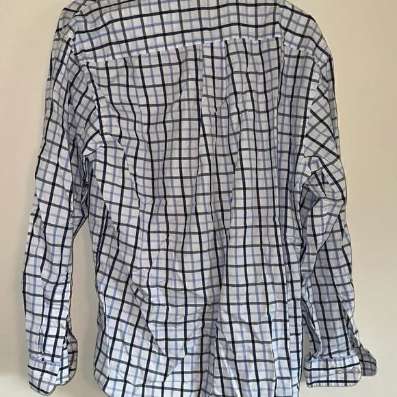 Southern Marsh Blue Button Down SIZE M - Picture 2 of 3